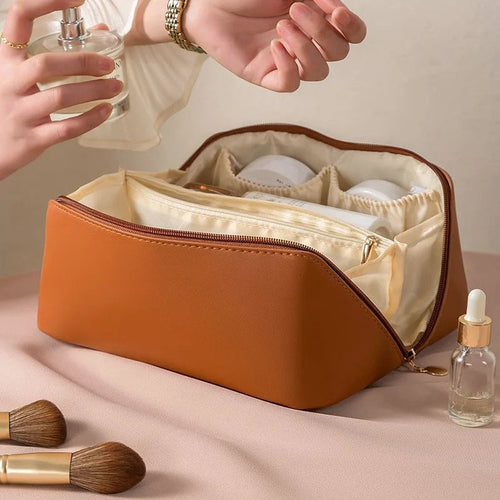 Cosmetiquera de Gran Capacidad Pro - Apertura 180° Elegante
