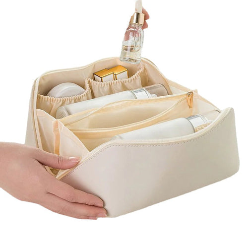 Cosmetiquera de Gran Capacidad Pro - Apertura 180° Elegante