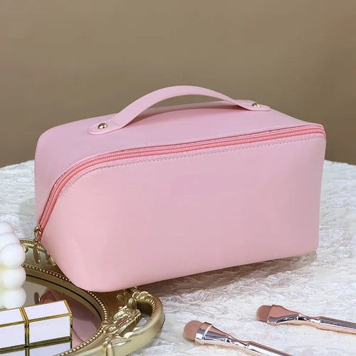 Cosmetiquera de Gran Capacidad Pro - Apertura 180° Elegante