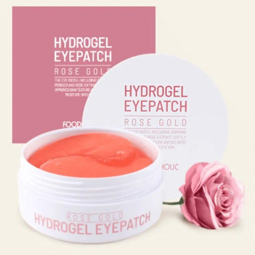 Parches de Hidrogel Rose Gold - Mirada Radiante (60 piezas)