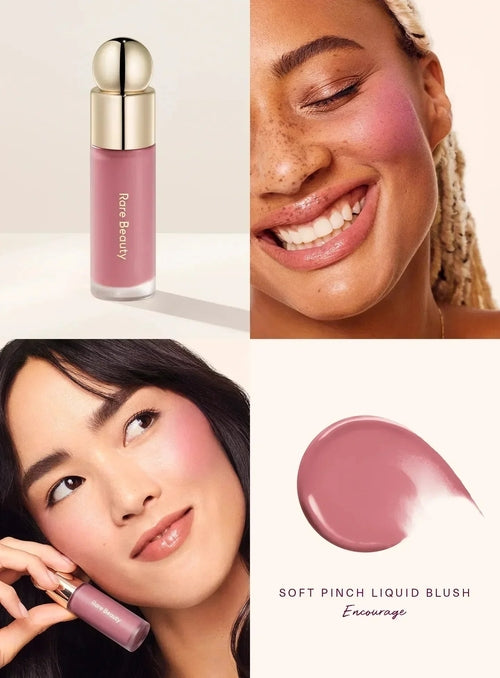 "Rubor Líquido Rare Beauty - Aura Soft Pinch".