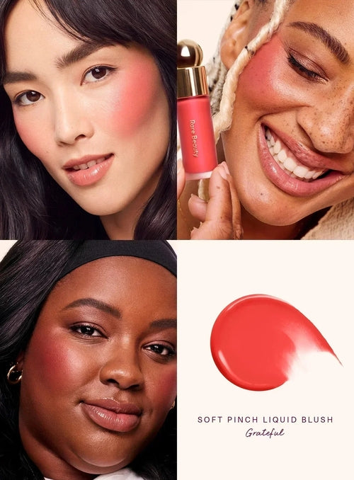 "Rubor Líquido Rare Beauty - Aura Soft Pinch".