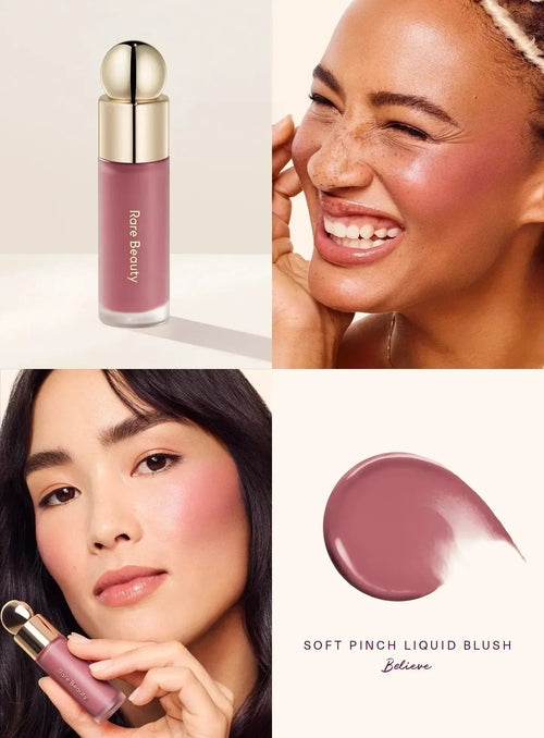 "Rubor Líquido Rare Beauty - Aura Soft Pinch".