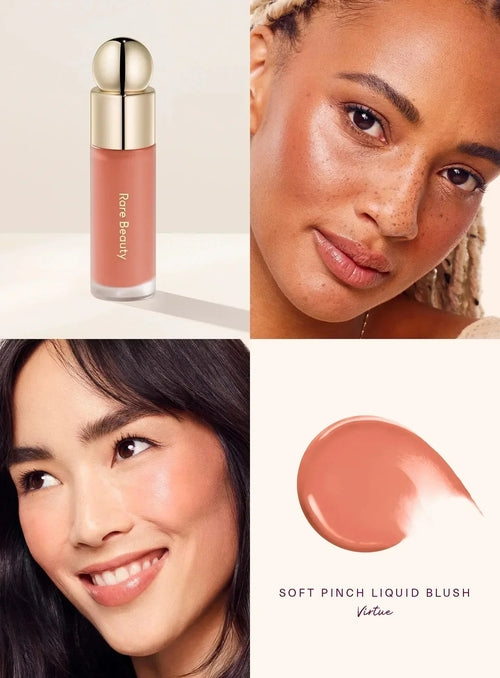 "Rubor Líquido Rare Beauty - Aura Soft Pinch".