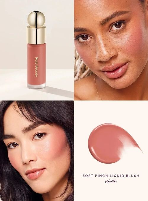 "Rubor Líquido Rare Beauty - Aura Soft Pinch".